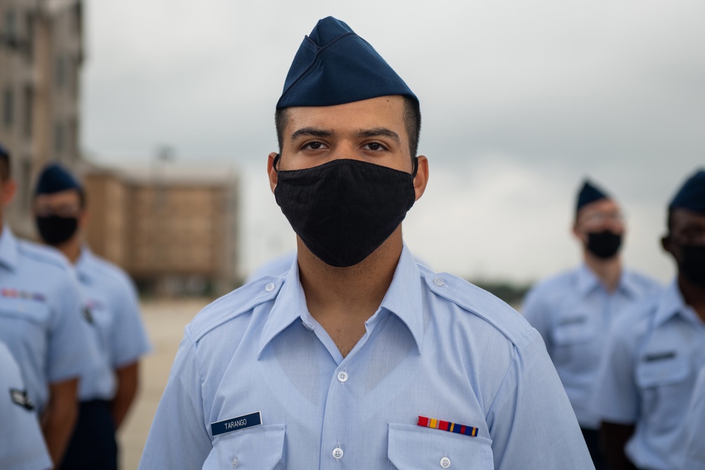 U.S. Air Force Basic Military Training Graduation and Coining Ceremony