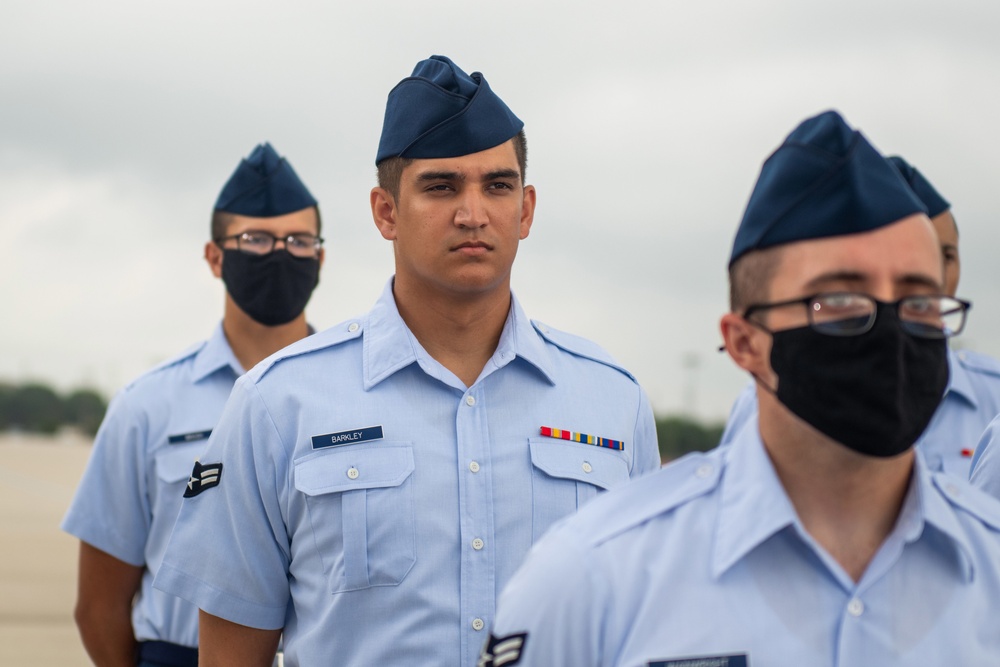 U.S. Air Force Basic Military Training Graduation and Coining Ceremony