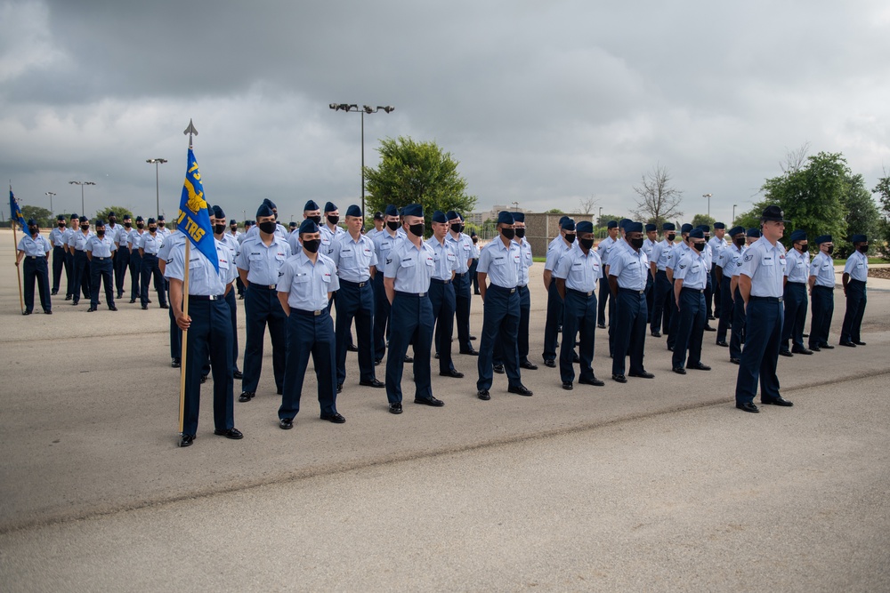 U.S. Air Force Basic Military Training Graduation and Coining Ceremony