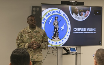 Air National Guard Command Chief addresses New York ANG technical sergeants