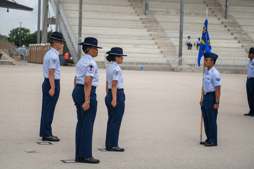 U.S. Air Force Basic Military Training Graduation and Coining Ceremony