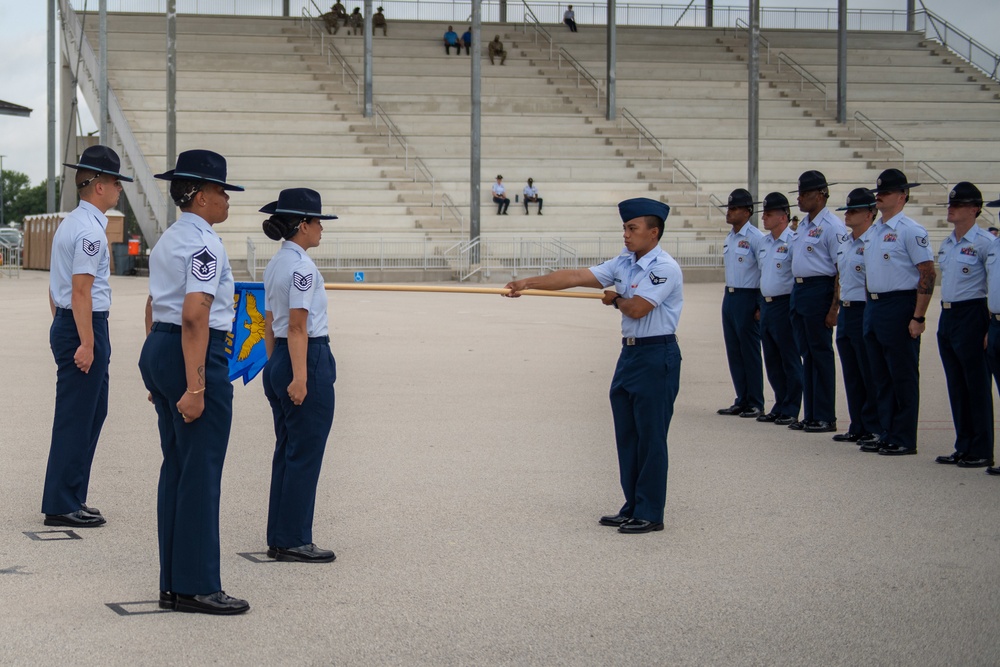 U.S. Air Force Basic Military Training Graduation and Coining Ceremony