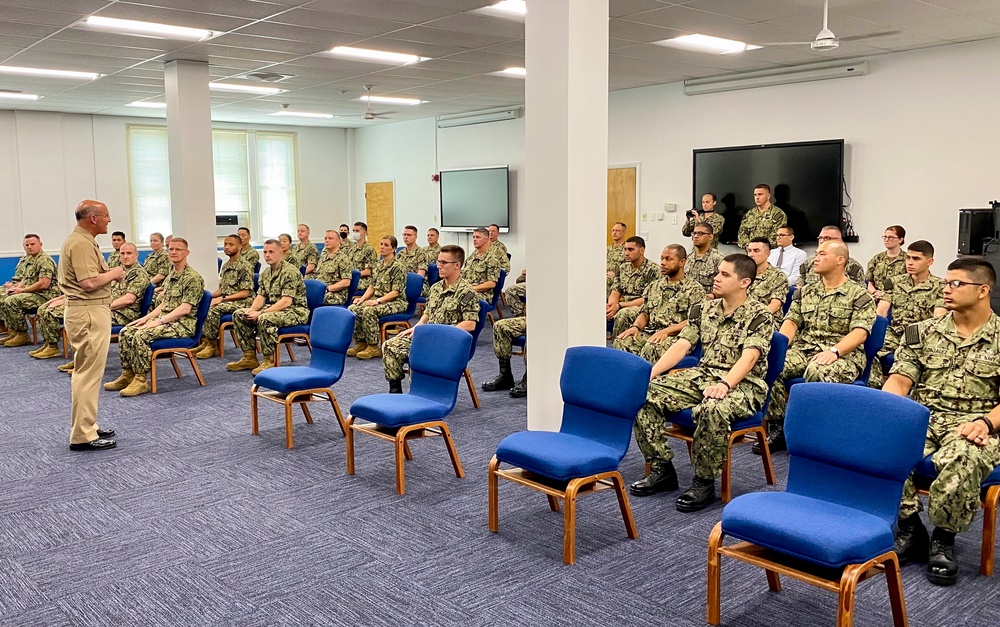 CNO Gilday visits Newport