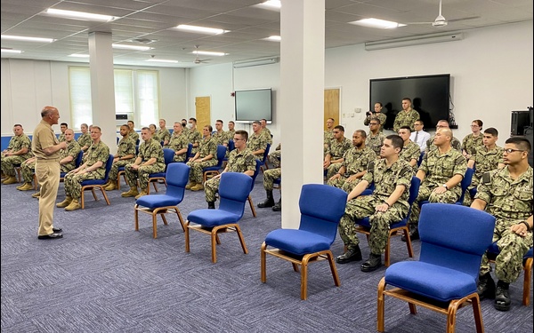 CNO Gilday visits Newport