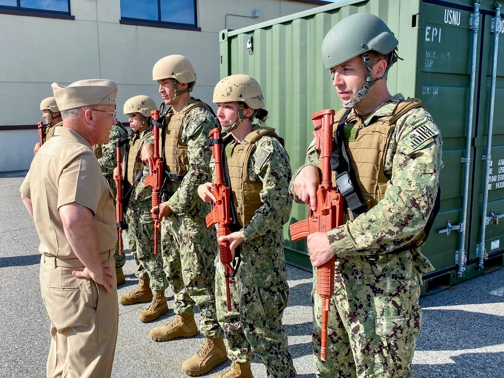 CNO Gilday visits Newport