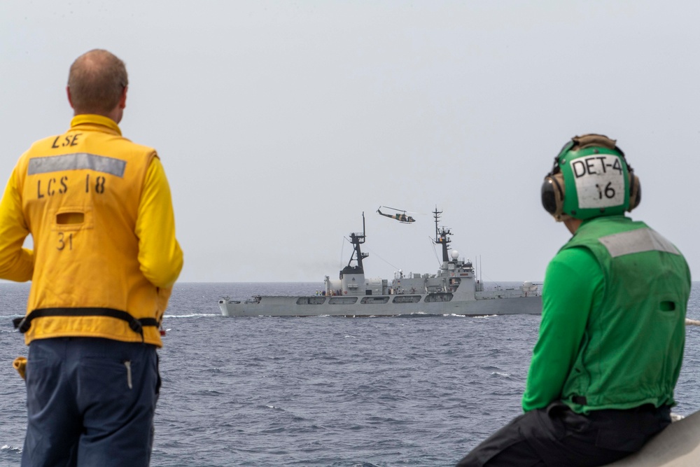 Cooperation Afloat Readiness and Training Sri Lanka with USS Charleston (LCS 18)