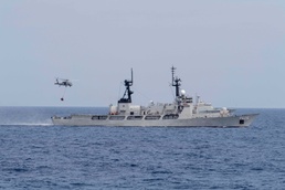 Cooperation Afloat Readiness and Training Sri Lanka with USS Charleston (LCS 18)