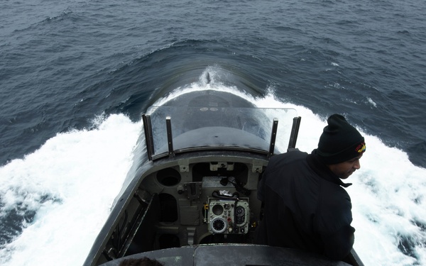 USS Alabama Conducts Patrol