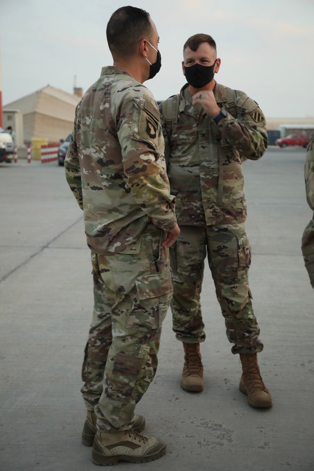 3rd Division Sustainment Brigade Command Team arrives to Camp Arifjan, Kuwait