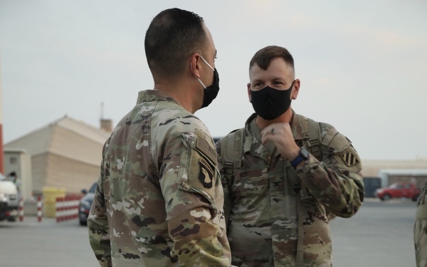 3rd Division Sustainment Brigade Command Team arrives to Camp Arifjan, Kuwait