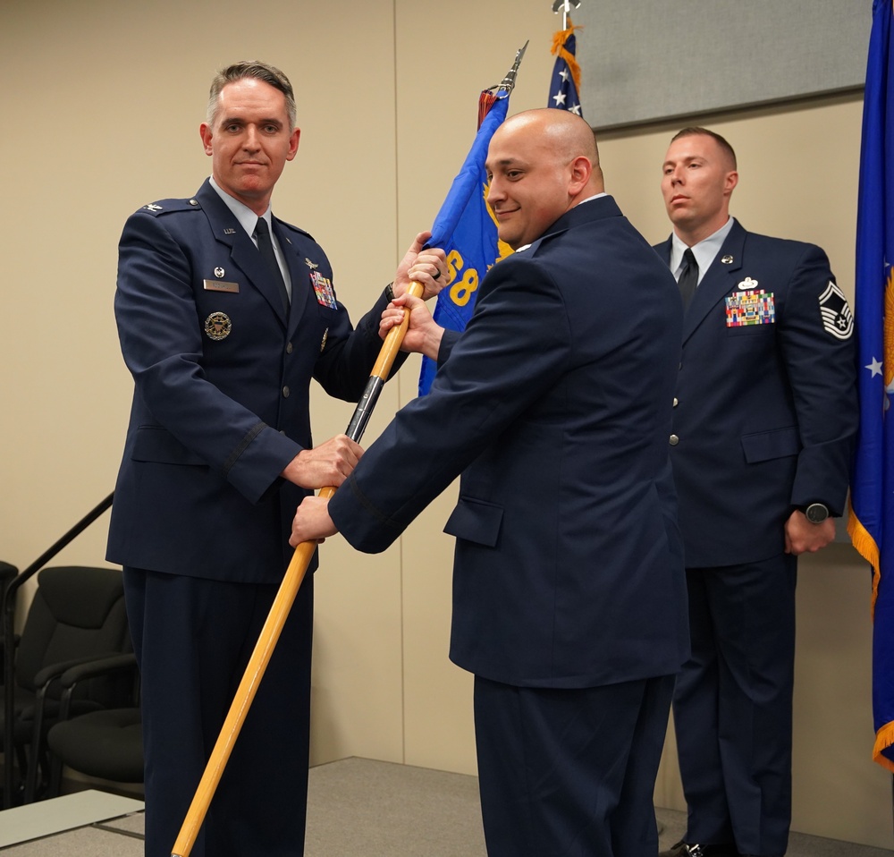 68th Network Warfare Squadron holds change of command ceremony