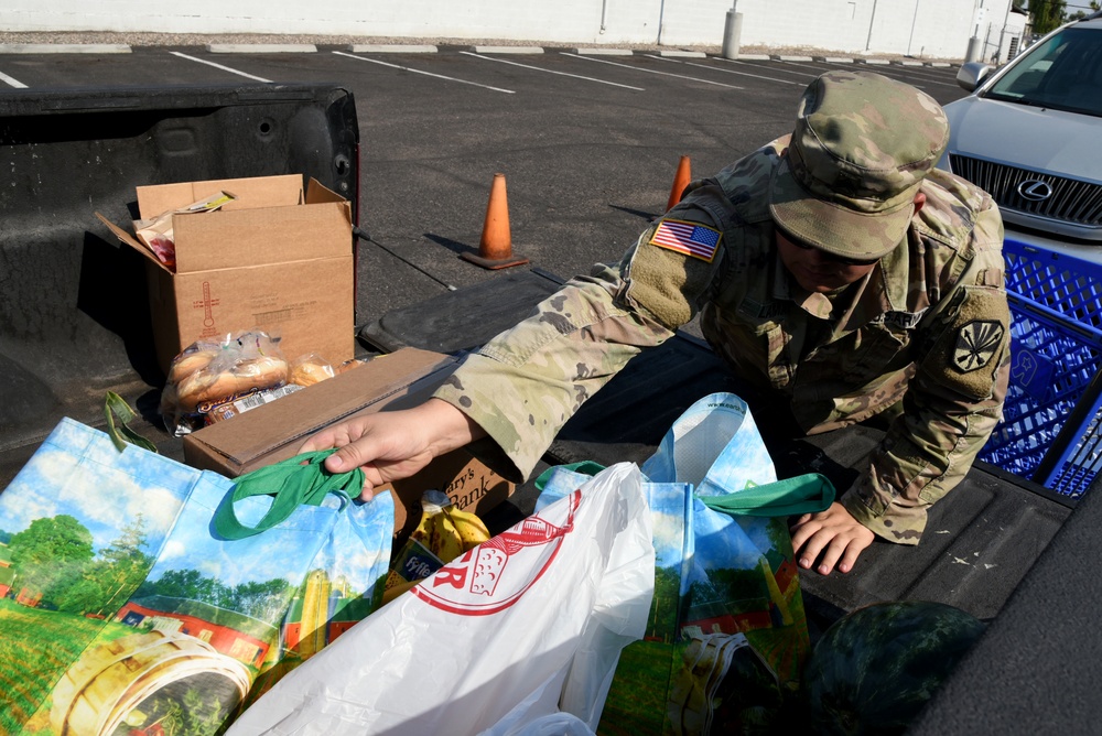 AZNG continues to assist Arizona food banks