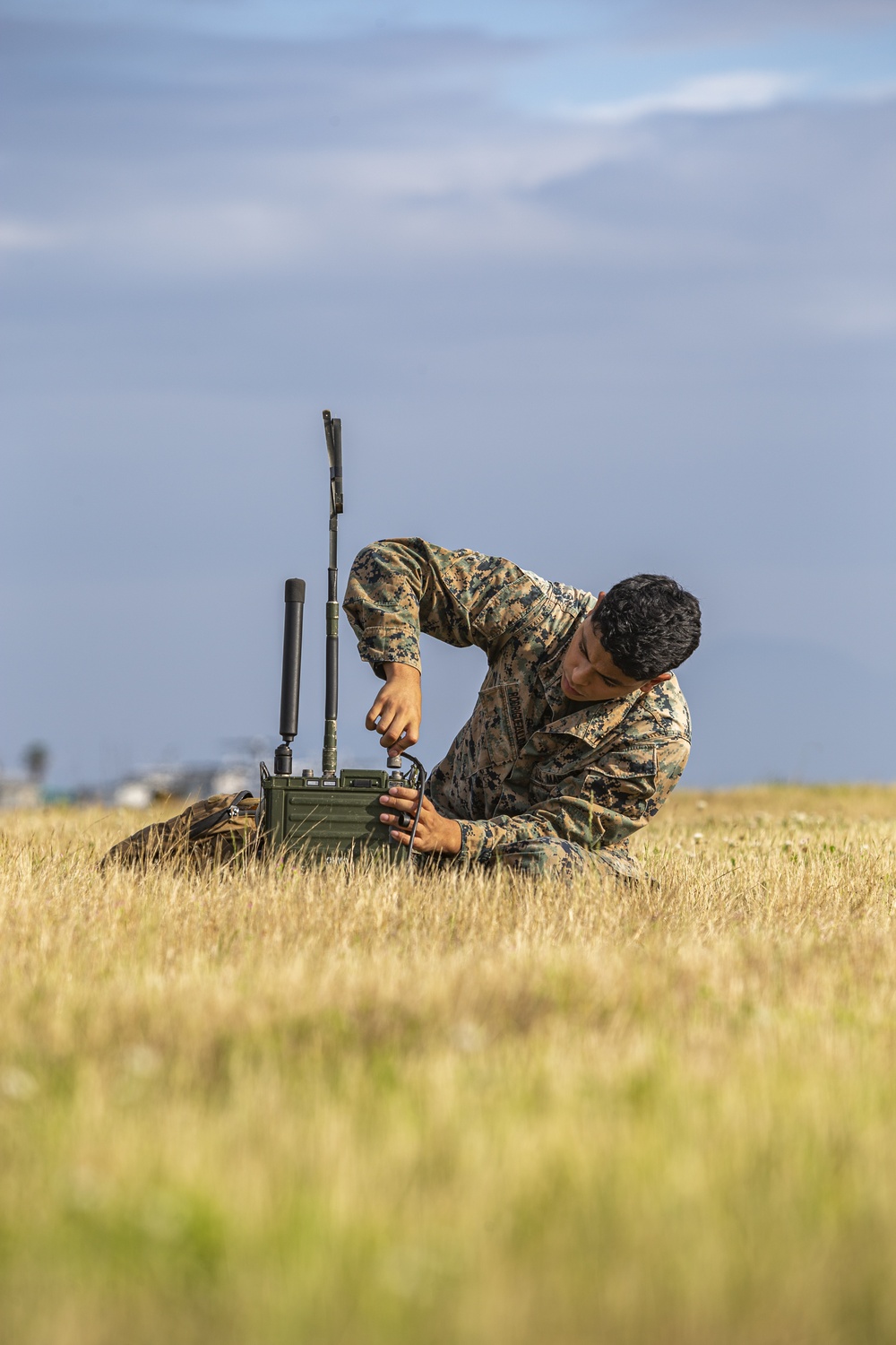 U.S. Marines with Air Traffic Control conduct an Assault Landing Zone training.