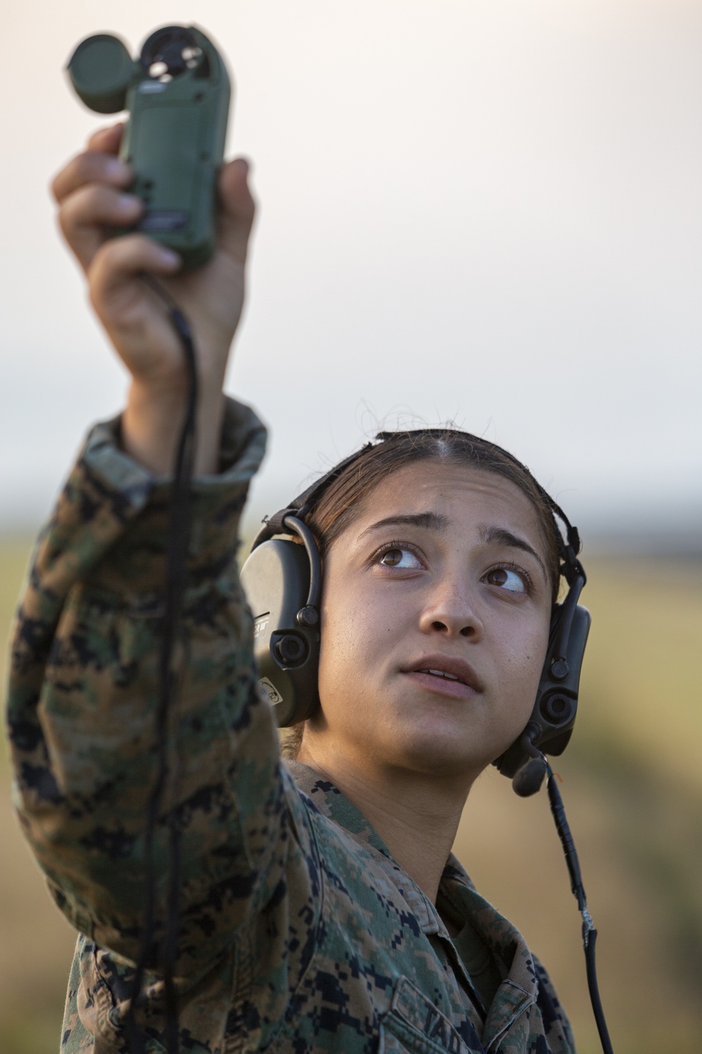 U.S. Marines with Air Traffic Control conduct an Assault Landing Zone training