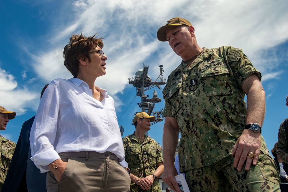 USS Harry S. Truman is home-ported in Naval Station Norfolk and is the flagship of Carrier Strike Group 8.