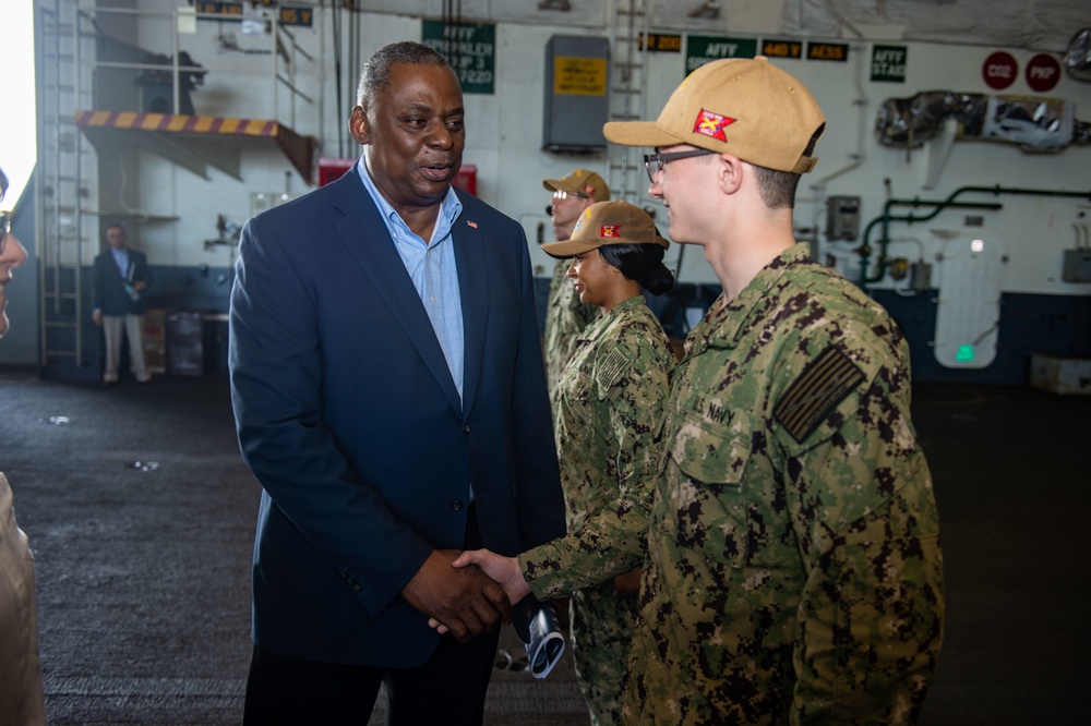 USS Harry S. Truman is home-ported in Naval Station Norfolk and is the flagship of Carrier Strike Group 8.