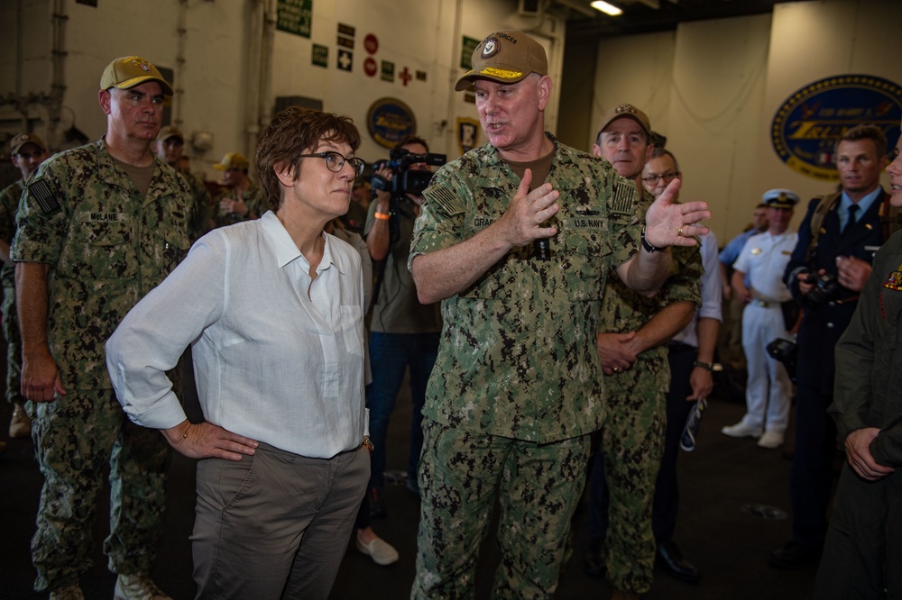 USS Harry S. Truman is home-ported in Naval Station Norfolk and is the flagship of Carrier Strike Group 8.