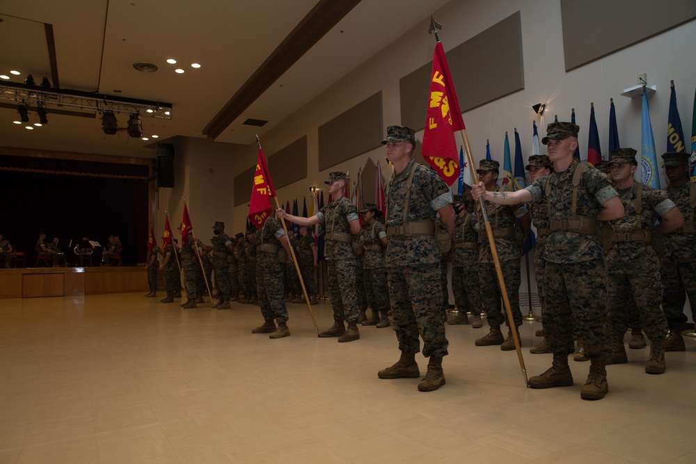 CLR-3 Conducts Change of Command Ceremony