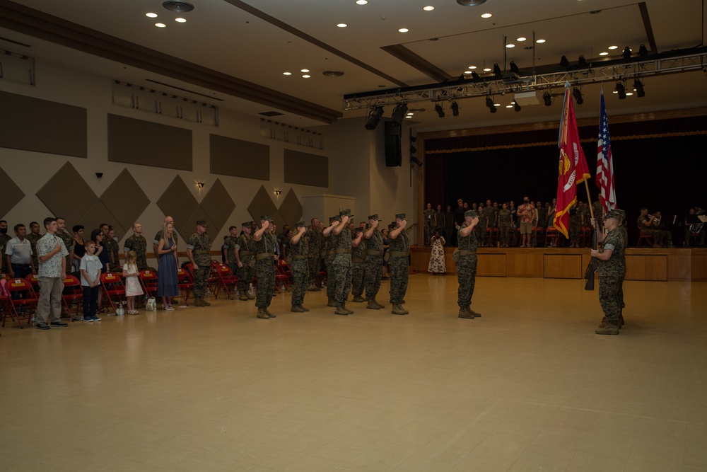 CLR-3 Conducts Change of Command Ceremony