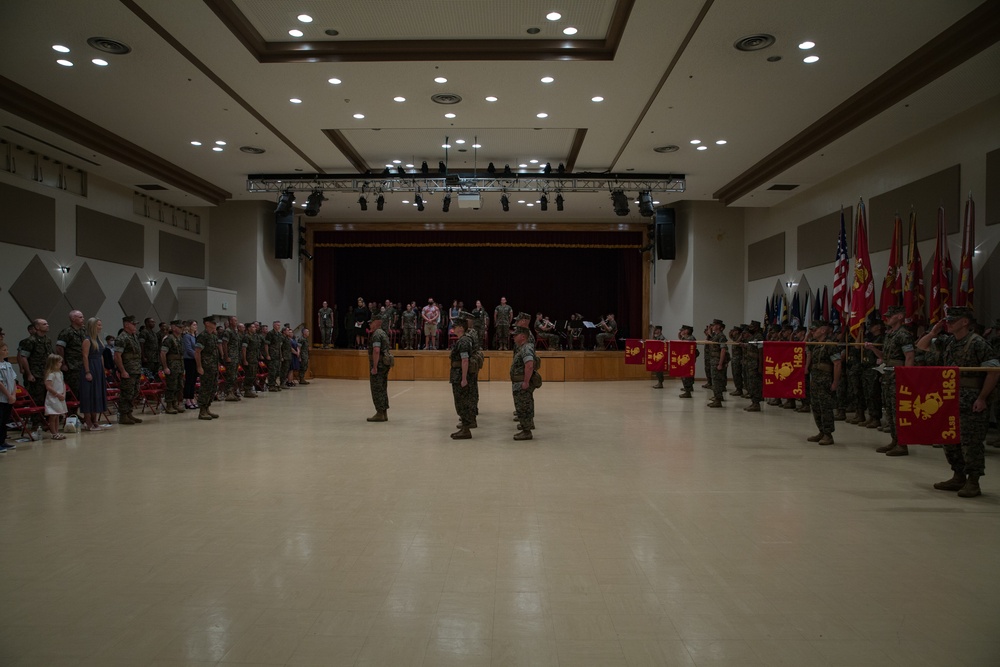 CLR-3 Conducts Change of Command Ceremony