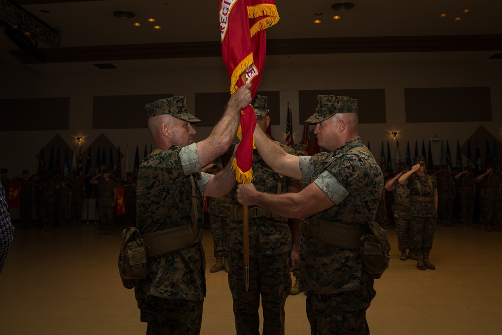 CLR-3 Conducts Change of Command Ceremony