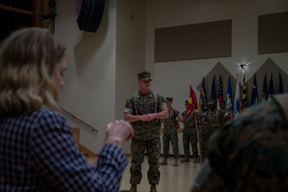 CLR-3 Conducts Change of Command Ceremony