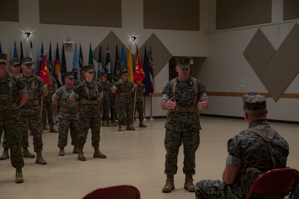 CLR-3 Conducts Change of Command Ceremony