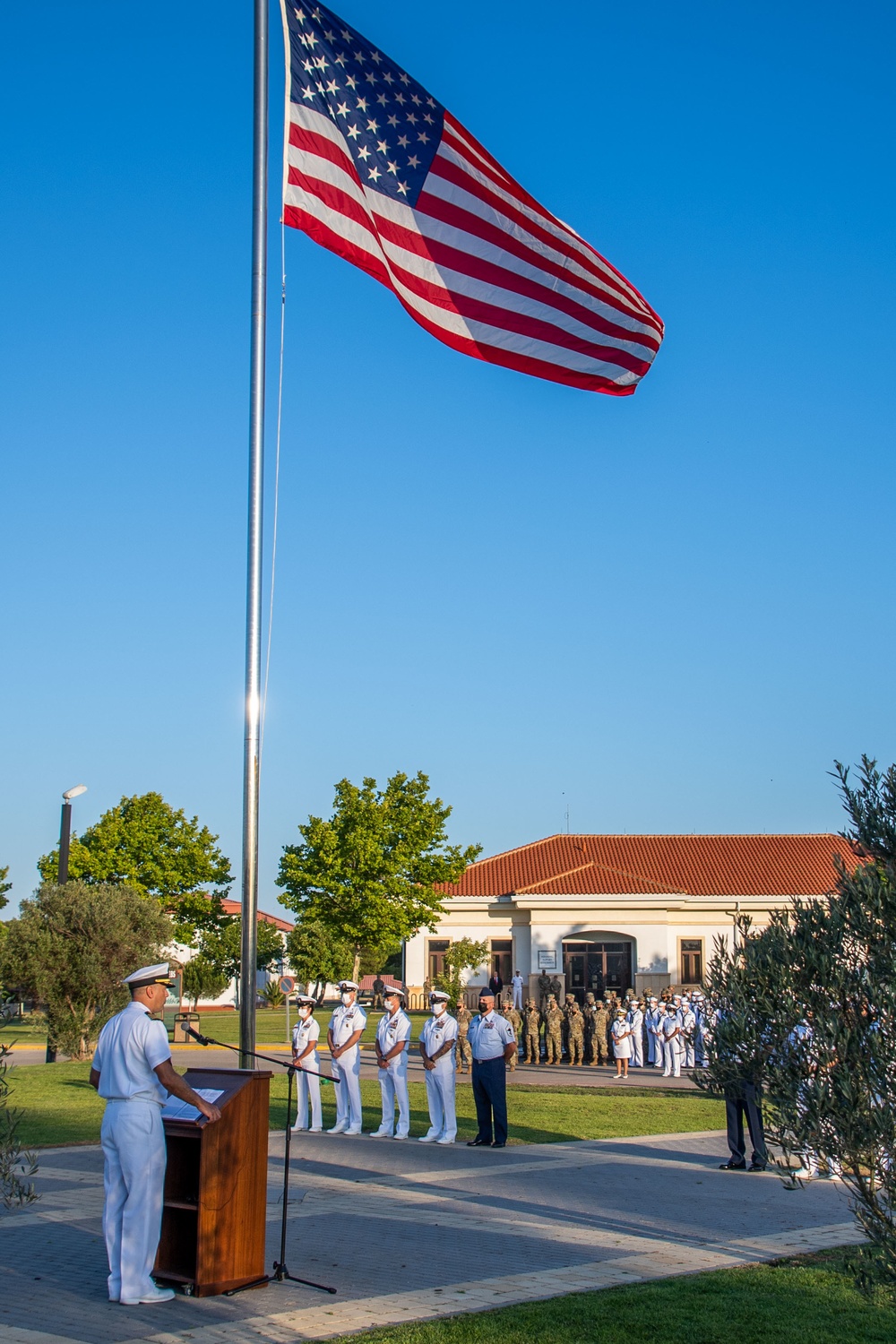 NAVSTA Rota Celebrates Flag Raising Ceremony