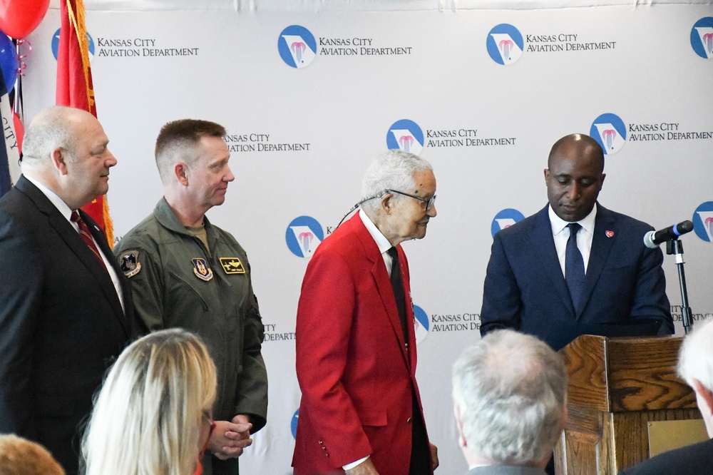 Downtown Kansas City Airport renames terminal to honor Tuskegee Airman Brigadier General Charles E. McGee