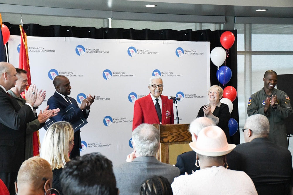 Downtown Kansas City Airport renames terminal to honor Tuskegee Airman Brigadier General Charles E. McGee