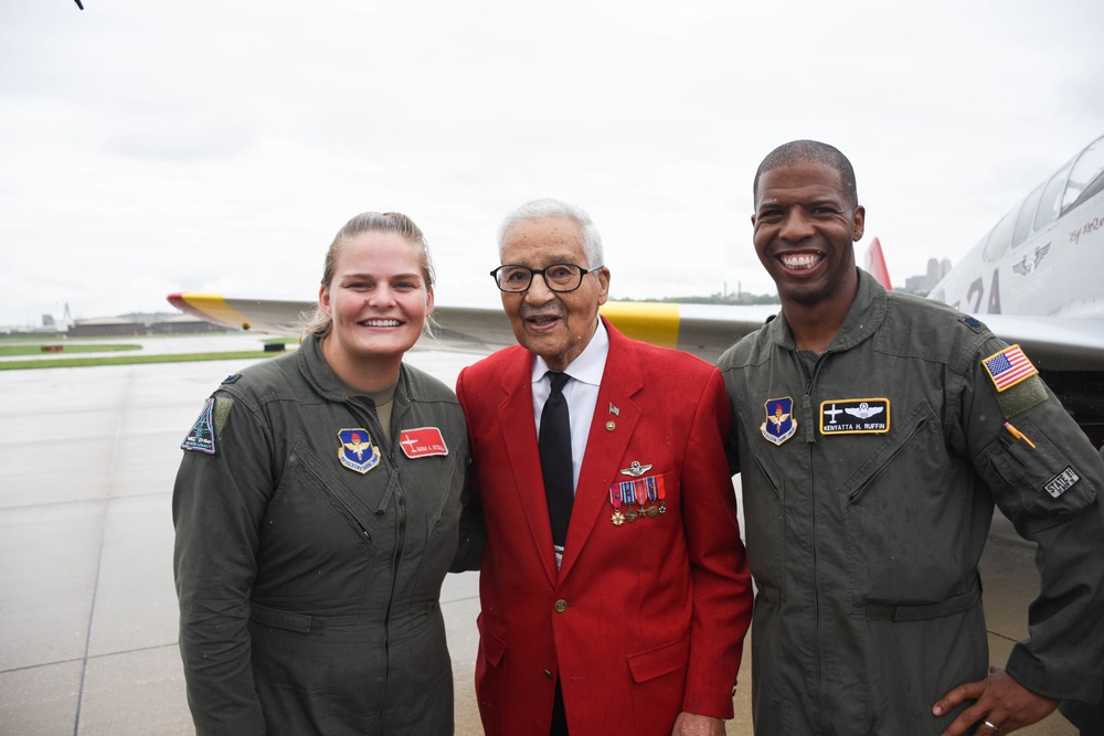 Downtown Kansas City Airport renames terminal to honor Tuskegee Airman Brigadier General Charles E. McGee