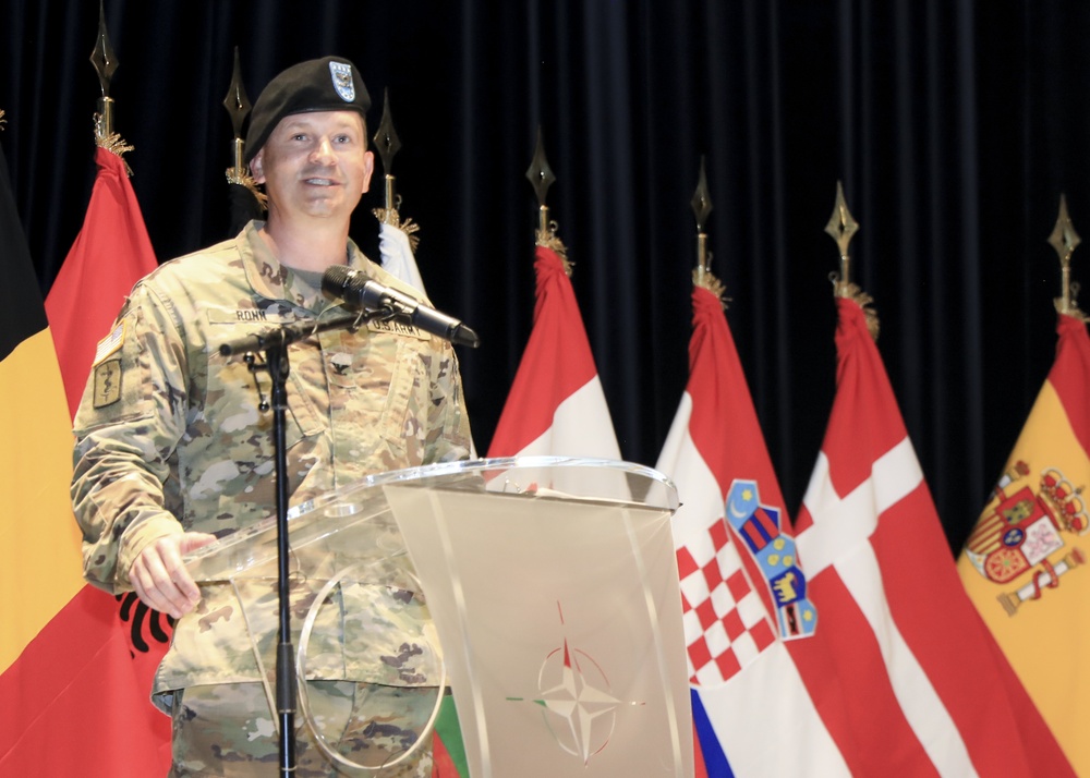 SHAPE Healthcare Facility, Brussels AHC welcome new commander