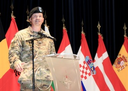 SHAPE Healthcare Facility, Brussels AHC welcome new commander