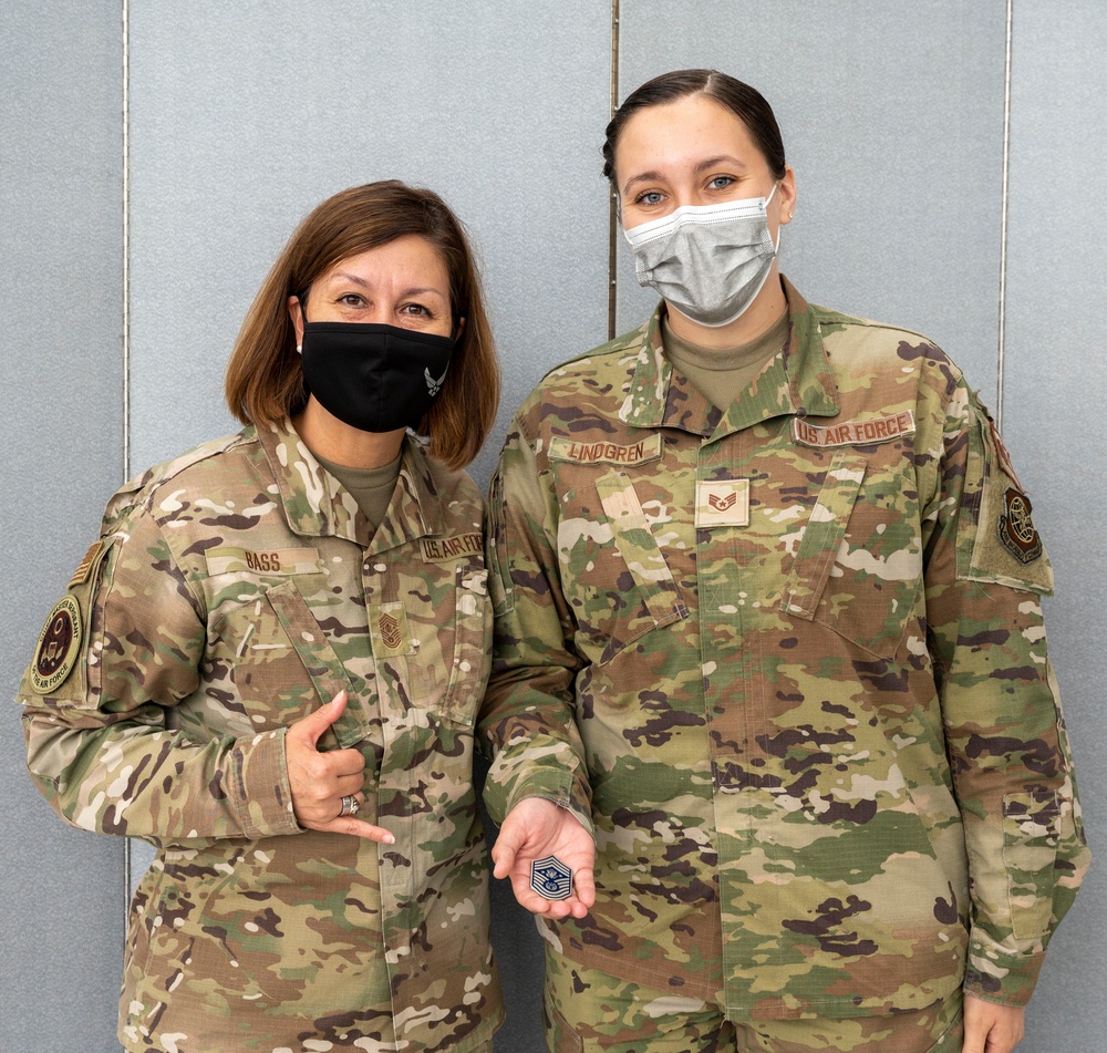 CMSAF visits BWI Patriot Express COVID-19 testing facility