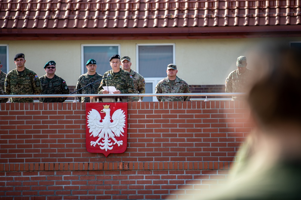 enhanced Forward Presence Battle Group Poland Croatian Transfer of Authority