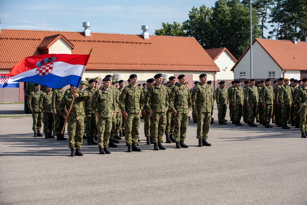 enhanced Forward Presence Battle Group Poland Croatian Transfer of Authority
