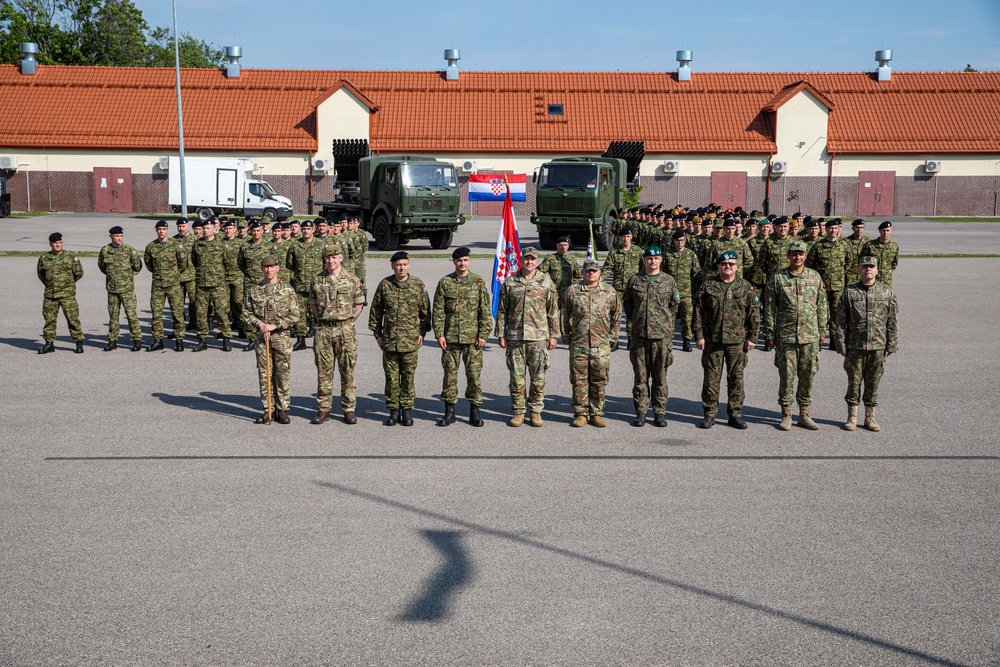 enhanced Forward Presence Battle Group Poland Croatian Transfer of Authority