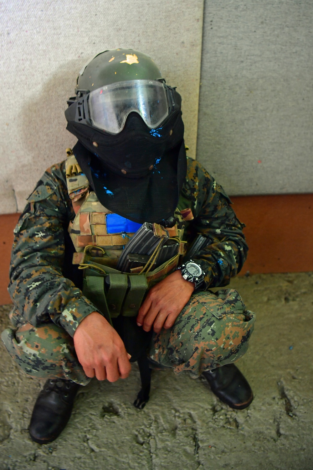 U.S. Army 7th Special Forces Group (Airborne) soldiers conduct training for Guatemala special forces