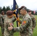 Maj. Gen. Scott Jackson Hands off Unit Colors to Col. Jonathan Chung