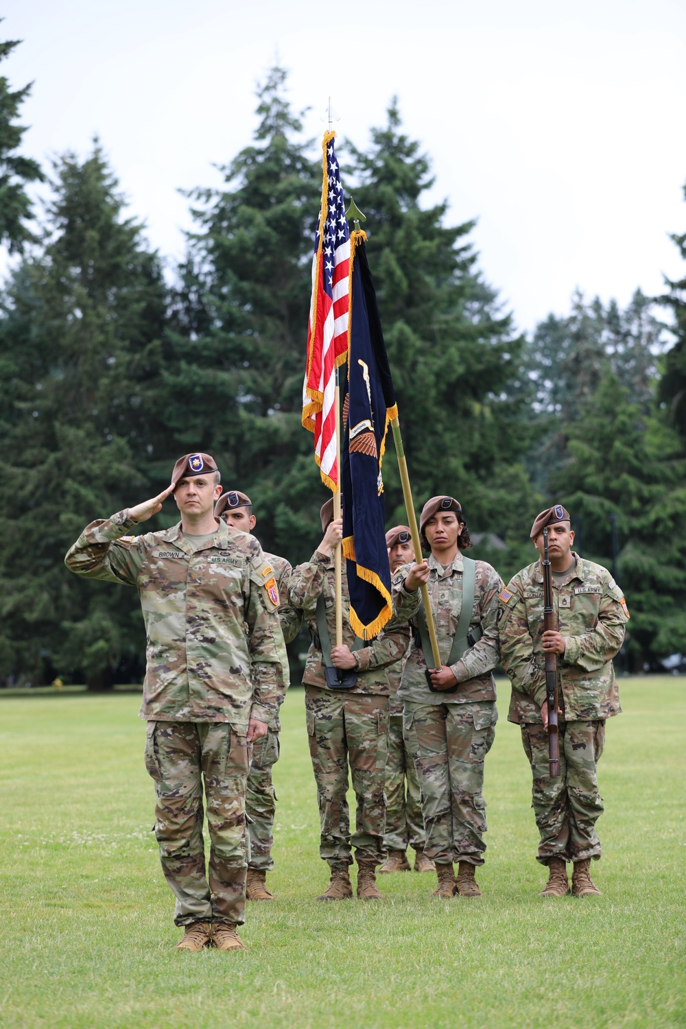 The 5th SFAB Holds Assumption of Command Ceremony