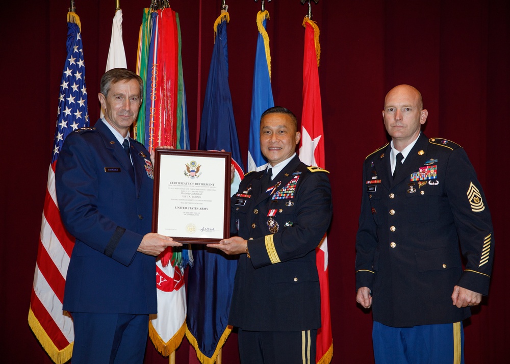 Maj. Gen. Viet X Luong's retirement ceremony