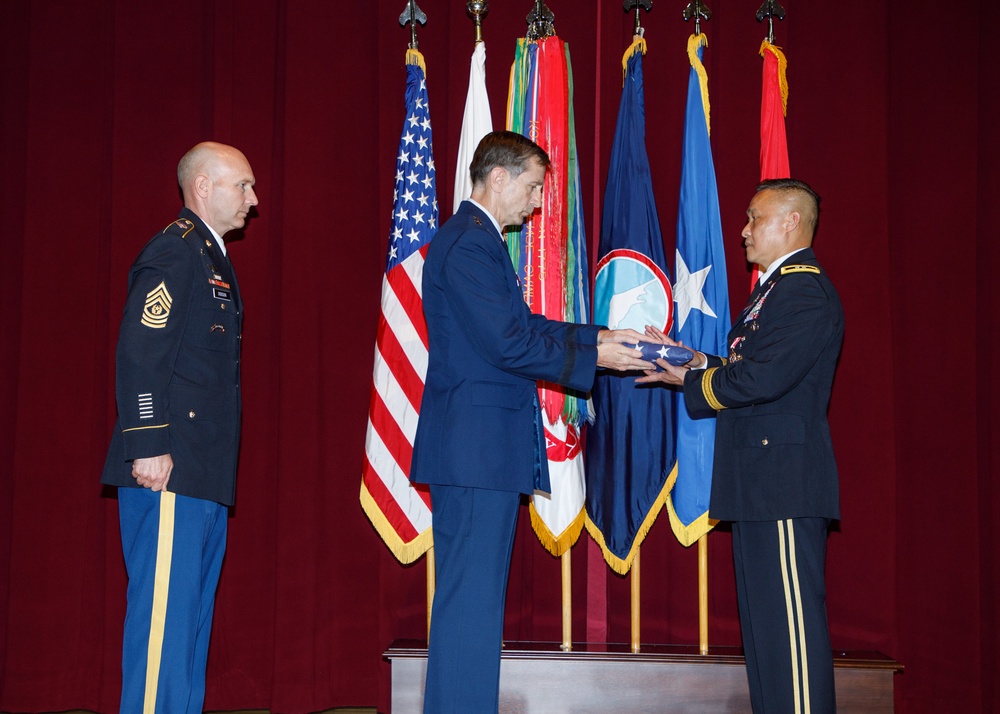 Maj. Gen. Viet X Luong's retirement ceremony