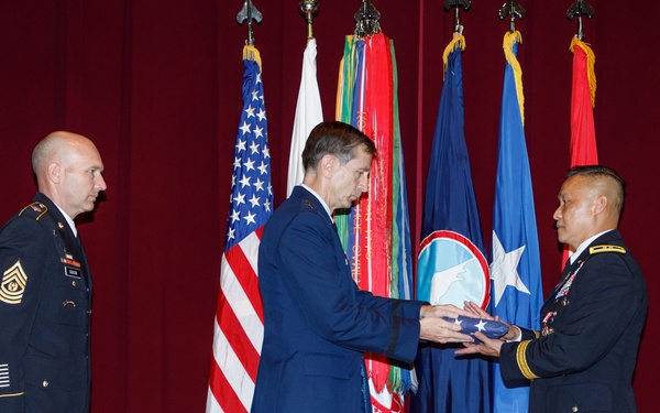 Maj. Gen. Viet X Luong's retirement ceremony