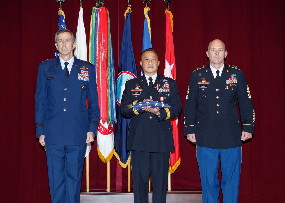 Maj. Gen. Viet X Luong's retirement ceremony