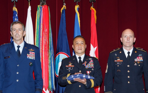 Maj. Gen. Viet X Luong's retirement ceremony