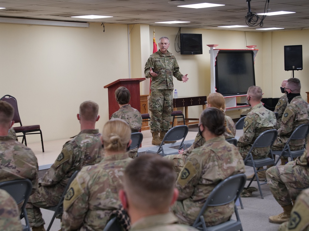 W. Va. National Guard Adjutant General Visits Troops Deployed to Kuwait