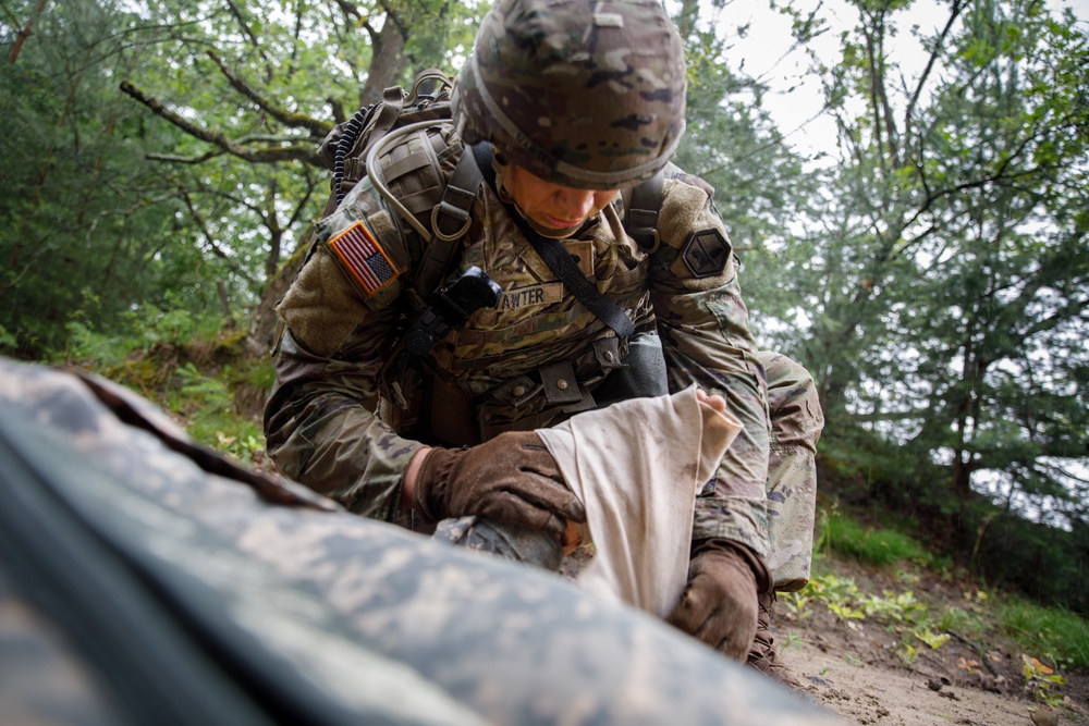 MI Soldiers compete in 2021 Best Warrior Competition