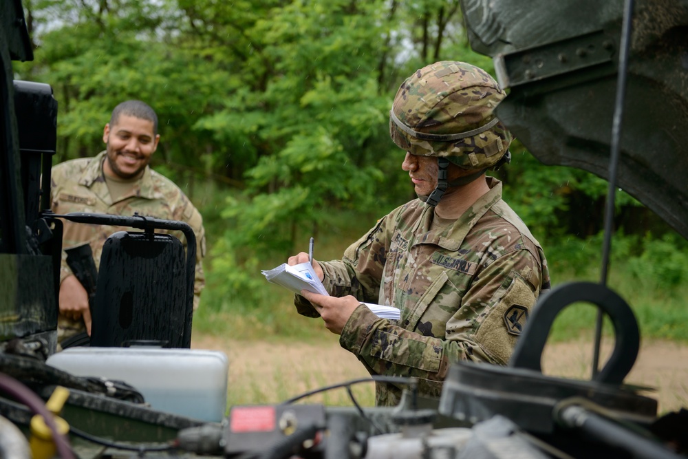 MI Soldiers compete in 2021 Best Warrior Competition