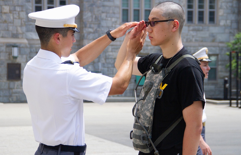 New cadets endure the trials of Reception Day