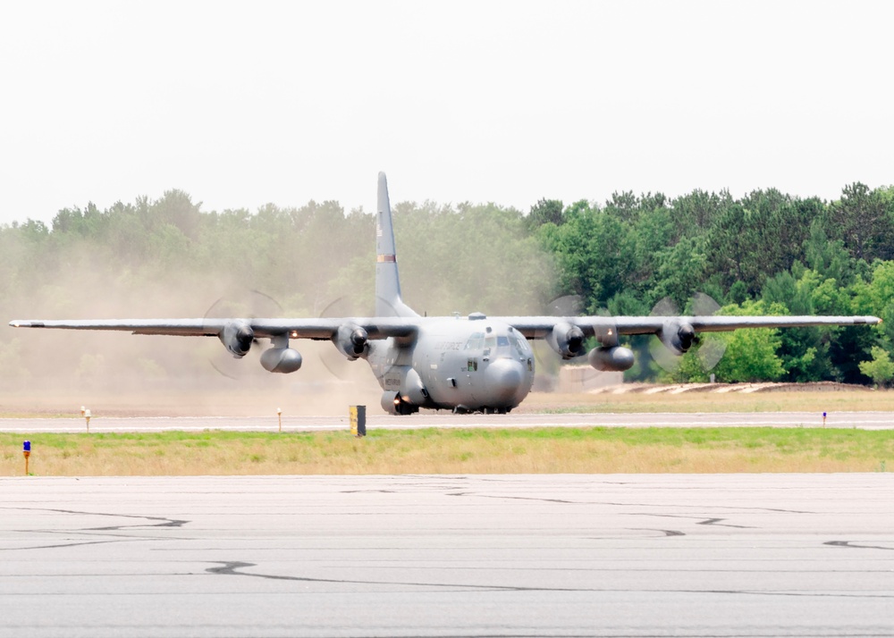 133rd Airlift Wing Conducts Flyovers